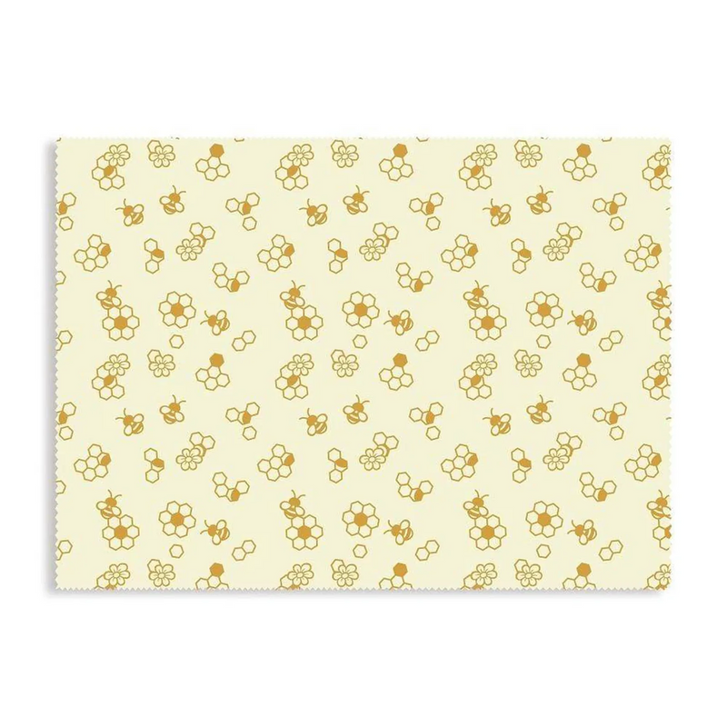 Load image into Gallery viewer, 6x Karlstert Natural Beeswax Honeycomb Food Wrap in Honeybee Print 43 x 58.5cm-4