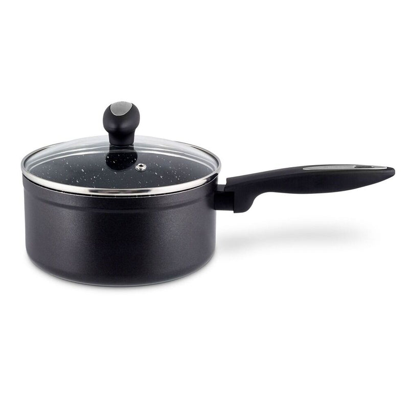 Load image into Gallery viewer, Zyliss Ultimate Forged 18cm/2L Non-Stick Saucepan w/ Lid Cover - Black-3
