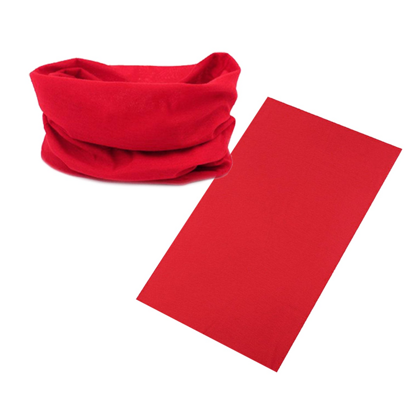 Load image into Gallery viewer, Seamless Tube Bandana Head Scarf Face Cover Mask Gaiter Ski Snow in Red-2