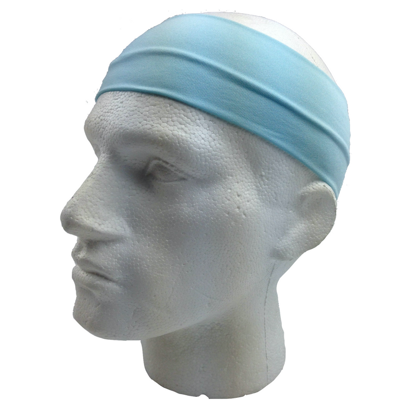 Load image into Gallery viewer, PLAIN HEADBAND Elastic Stretch Sports Yoga Hair Band Unisex 8cm - Sky Blue-4