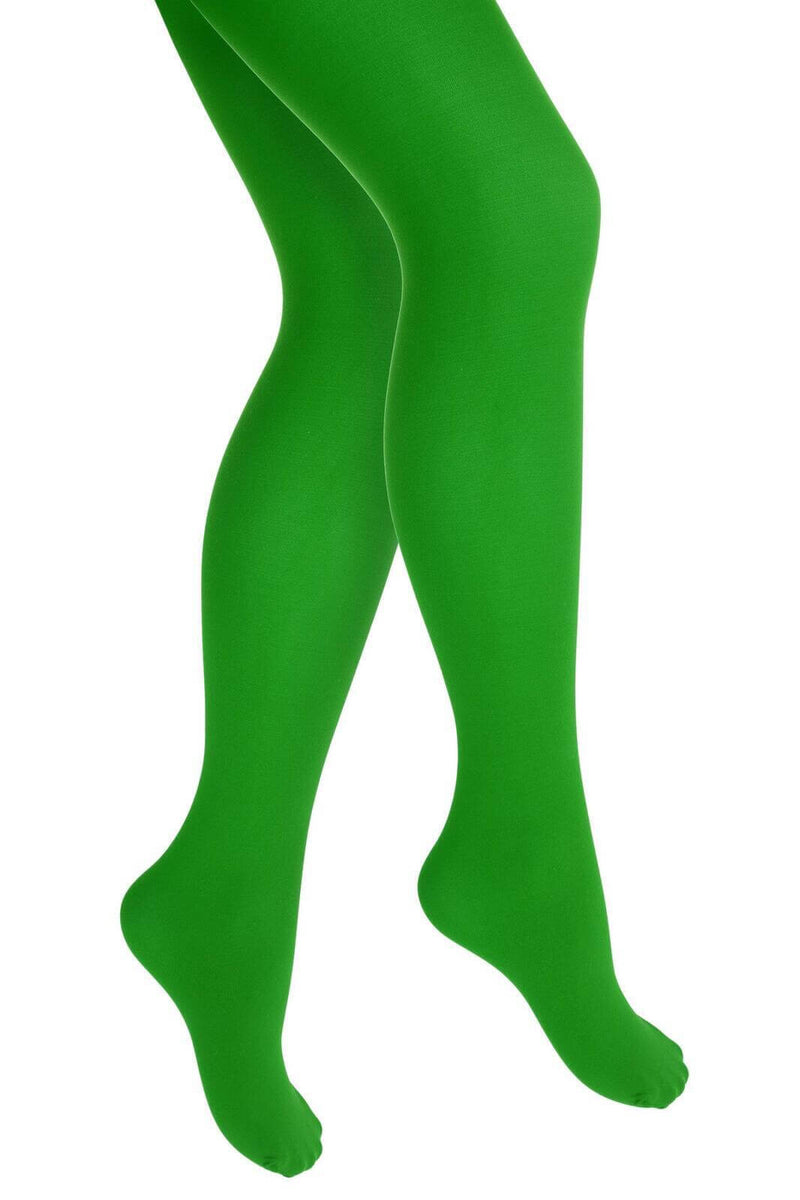 Load image into Gallery viewer, Pantyhose Tights Stockings Hosiery Womens Ladies Plain Colours - Green-0
