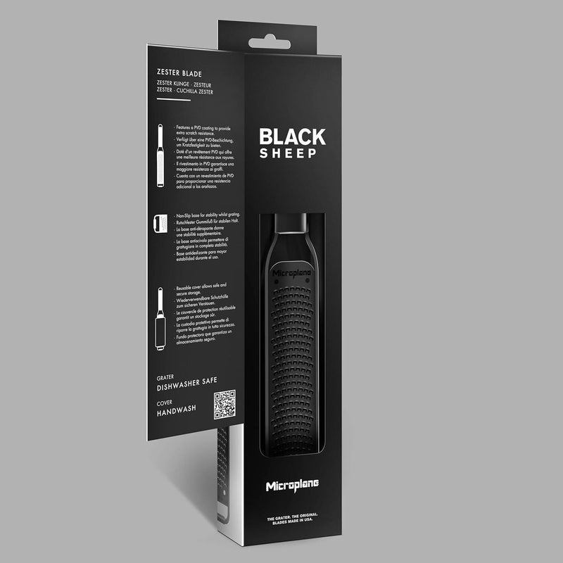 Load image into Gallery viewer, Microplane Black Sheep Full Metal Grater Zester in Black-2