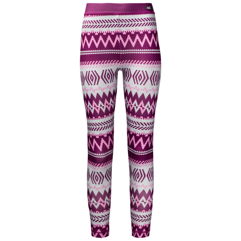Load image into Gallery viewer, Jack Wolfskin Womens GInuit Tights Winter Warm Breathable Soft Stretchy Trousers - Fuchsia-5