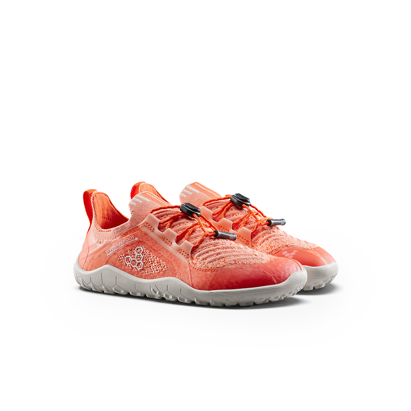 Load image into Gallery viewer, Vivobarefoot Primus Trail Knit FG Preschool Sunset-3