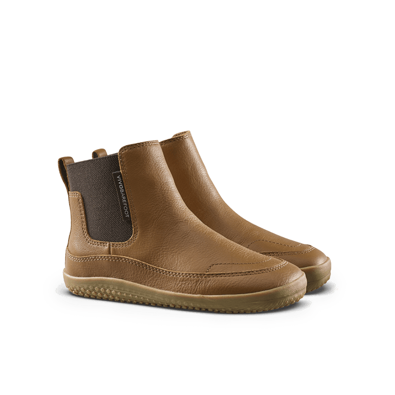 Load image into Gallery viewer, Vivobarefoot Gobi Chelsea Pre-School Acorn