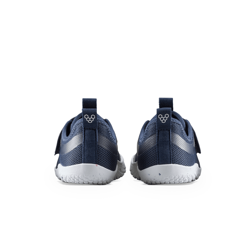 Load image into Gallery viewer, Vivobarefoot Primus Sport IV Preschool – Deep Ocean rear view showing lightweight, flexible design in deep ocean color.