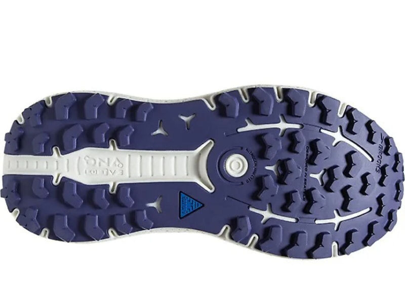 Load image into Gallery viewer, Womens Brooks Caldera 6 Trail Running Shoes in Black/Blissful Blue/Grey – Size 8