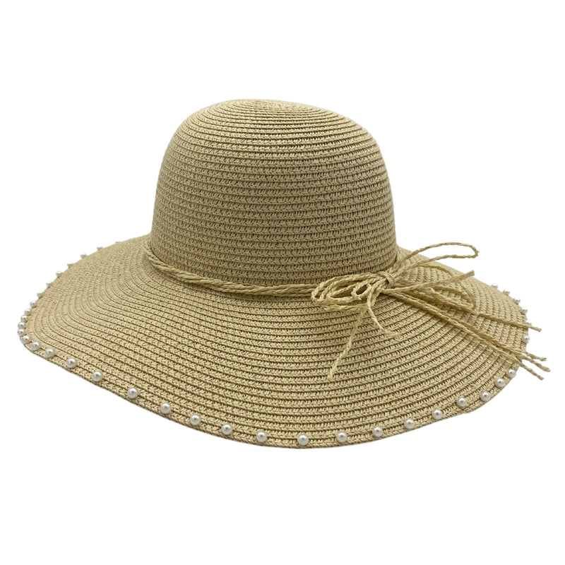Load image into Gallery viewer, Jacaru 1763 Round Pearls Hat – Cotton | UPF 50+