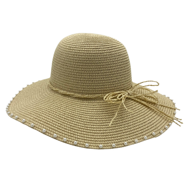 Load image into Gallery viewer, Jacaru 1763 Round Pearls Hat – Cotton | UPF 50+