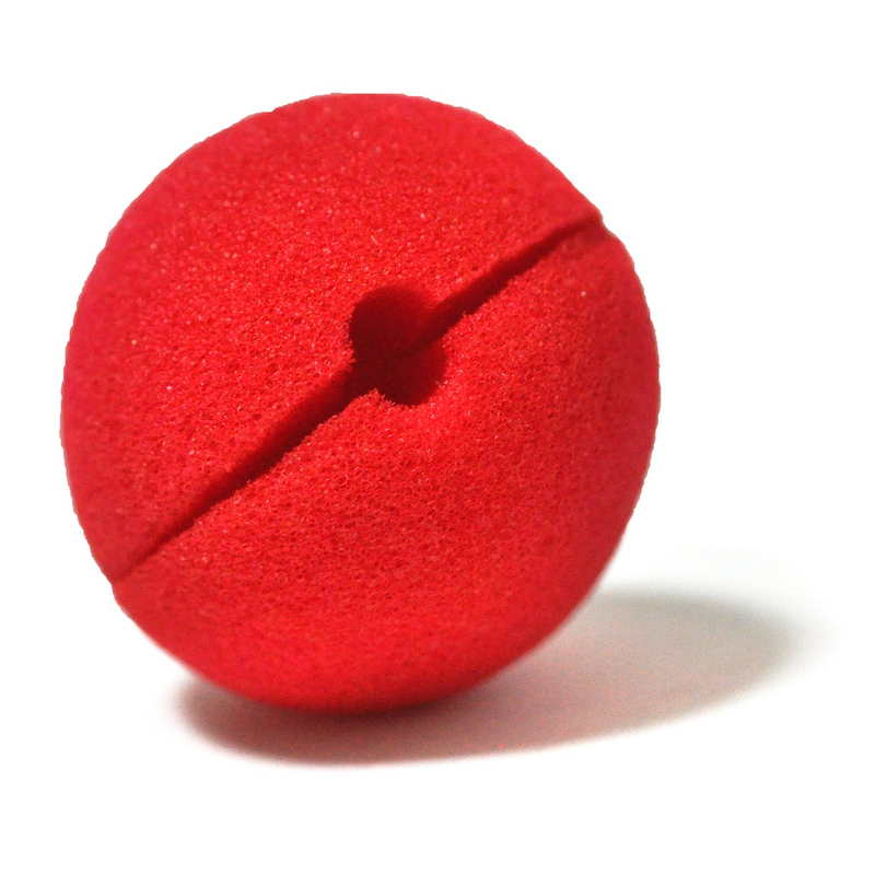 Load image into Gallery viewer, Soft CLOWN NOSE Costume Circus Halloween Spongy Fancy Fun Silly in Red-4