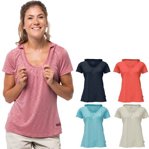 Load image into Gallery viewer, Jack Wolfskin Womens Travel Hoody Top Hoodie T Shirt Comfortable Tee-0