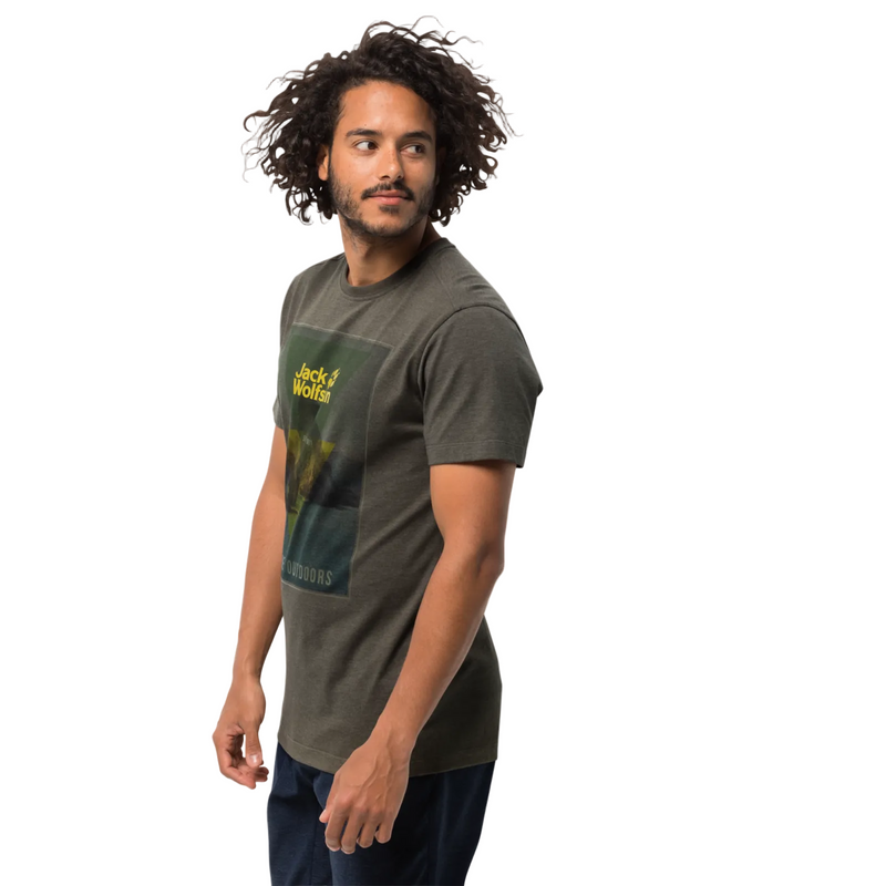 Load image into Gallery viewer, Jack Wolfskin Men's Mountain T-Shirt - Organic Cotton Blend