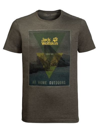 Load image into Gallery viewer, Jack Wolfskin Men's Mountain T-Shirt - Organic Cotton Blend