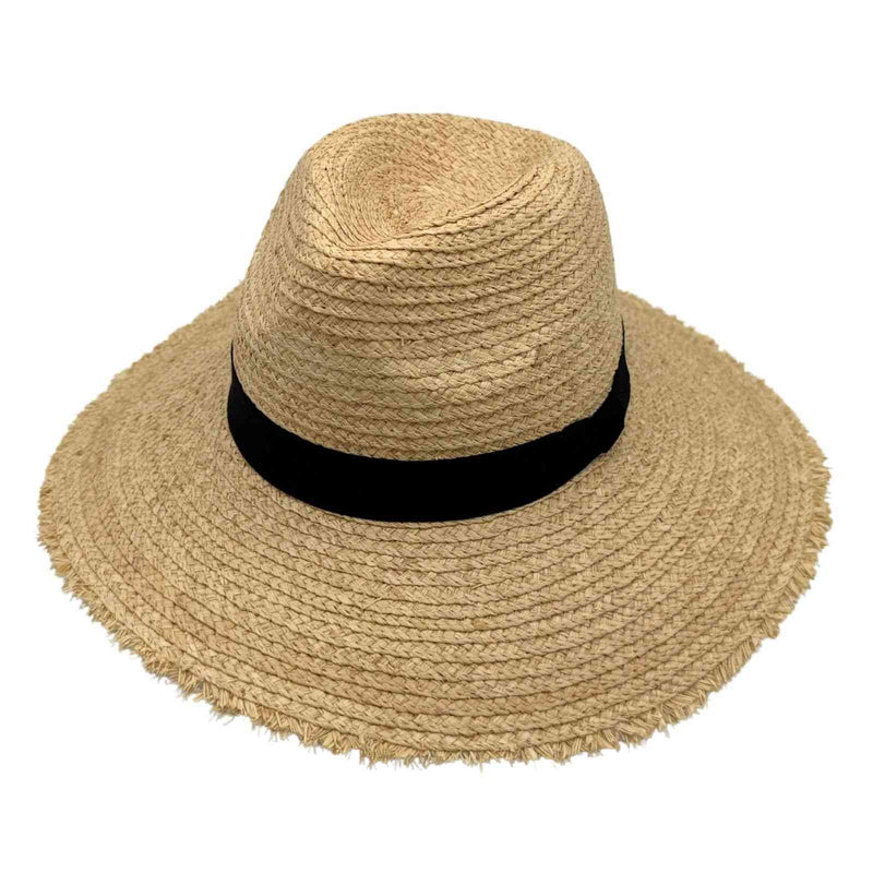 Load image into Gallery viewer, Jacaru 1814 Raffia Straw Wide Brim Hat – UPF 50+