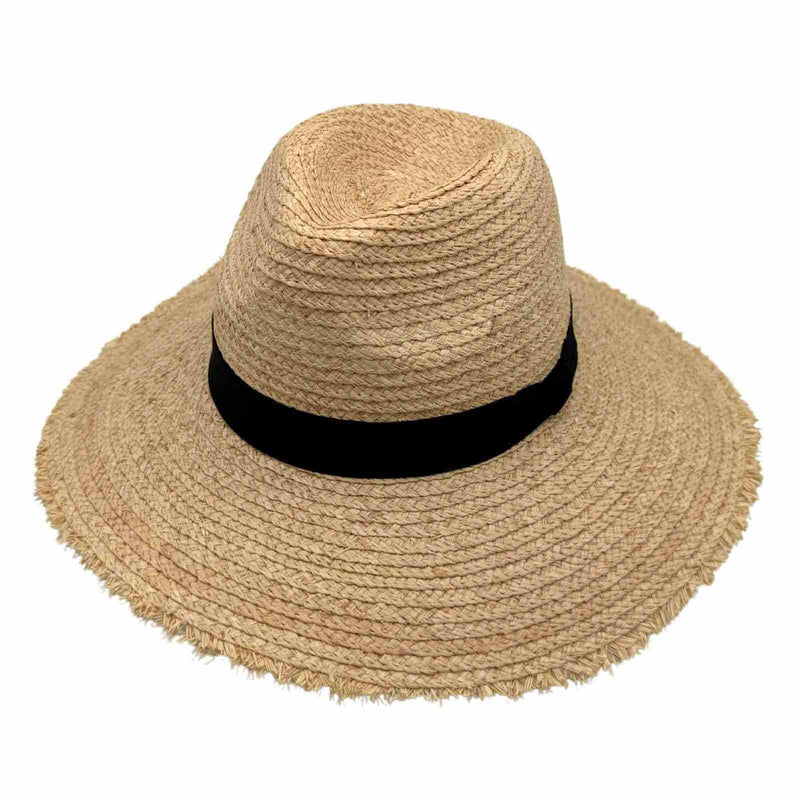 Load image into Gallery viewer, Jacaru 1814 Raffia Straw Wide Brim Hat – UPF 50+