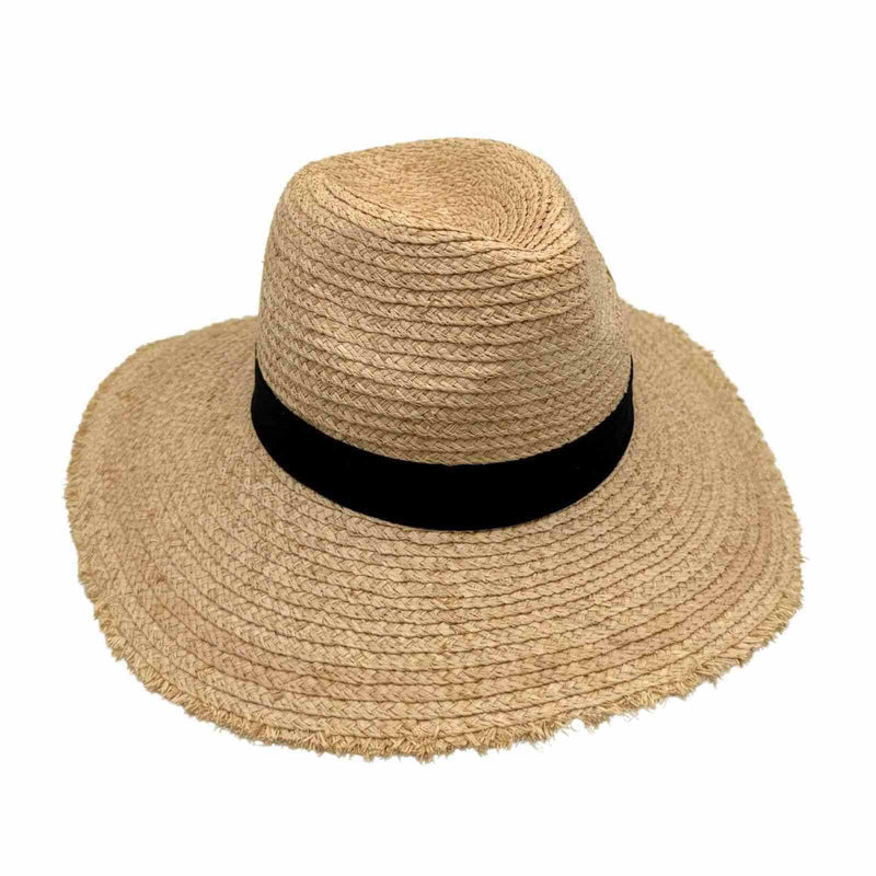 Load image into Gallery viewer, Jacaru 1814 Raffia Straw Wide Brim Hat – UPF 50+