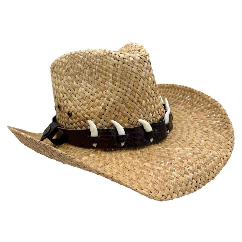 Load image into Gallery viewer, Jacaru 1818G Straw Cowboy Hat – Vegan | Natural