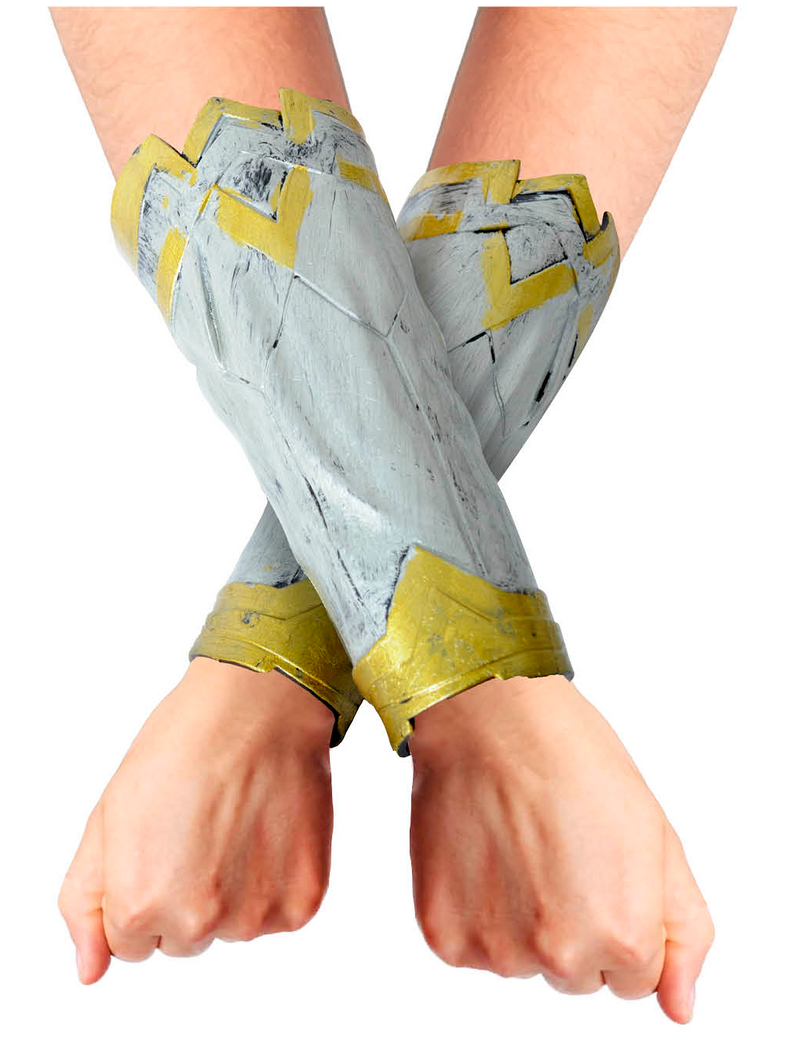 Load image into Gallery viewer, Gladiator Wrist Cuffs Arm Guards Roman Medieval Warrior Party Costume-1