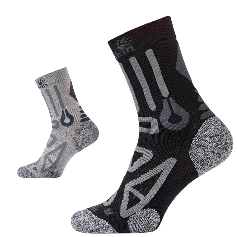 Load image into Gallery viewer, Jack Wolfskin Trekking Socks Pro Classic Cut Outdoor Trail Padded-0