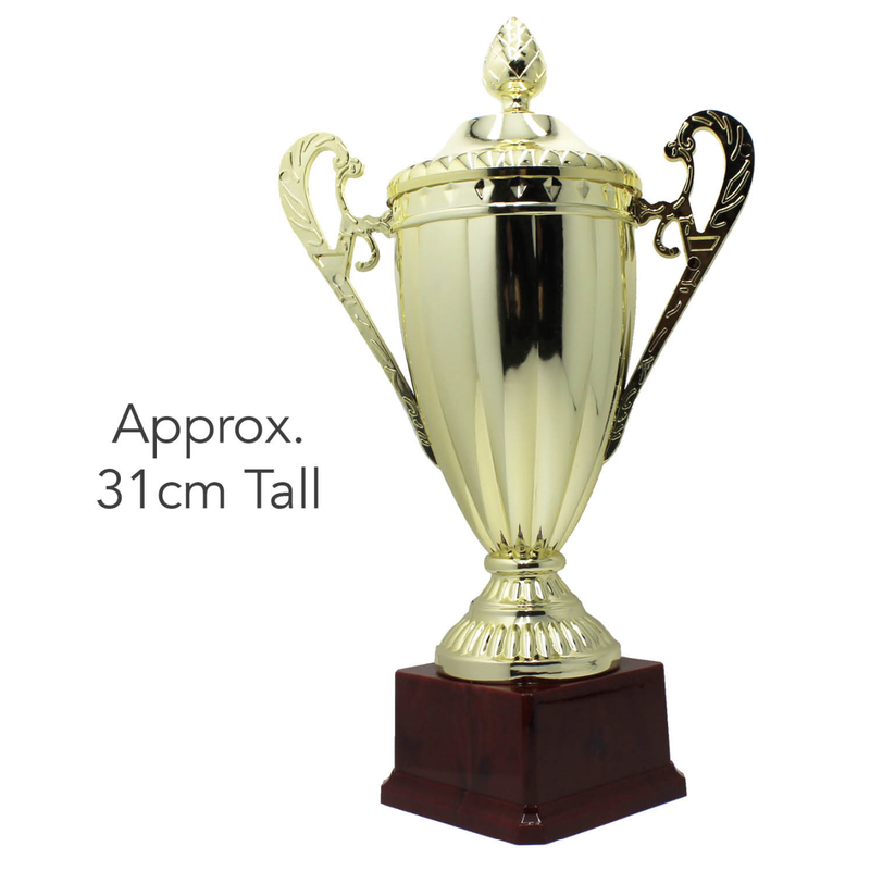 Load image into Gallery viewer, Large Classic Gold Trophy Cup Novelty Winners Prize Solid Achievement Award-1