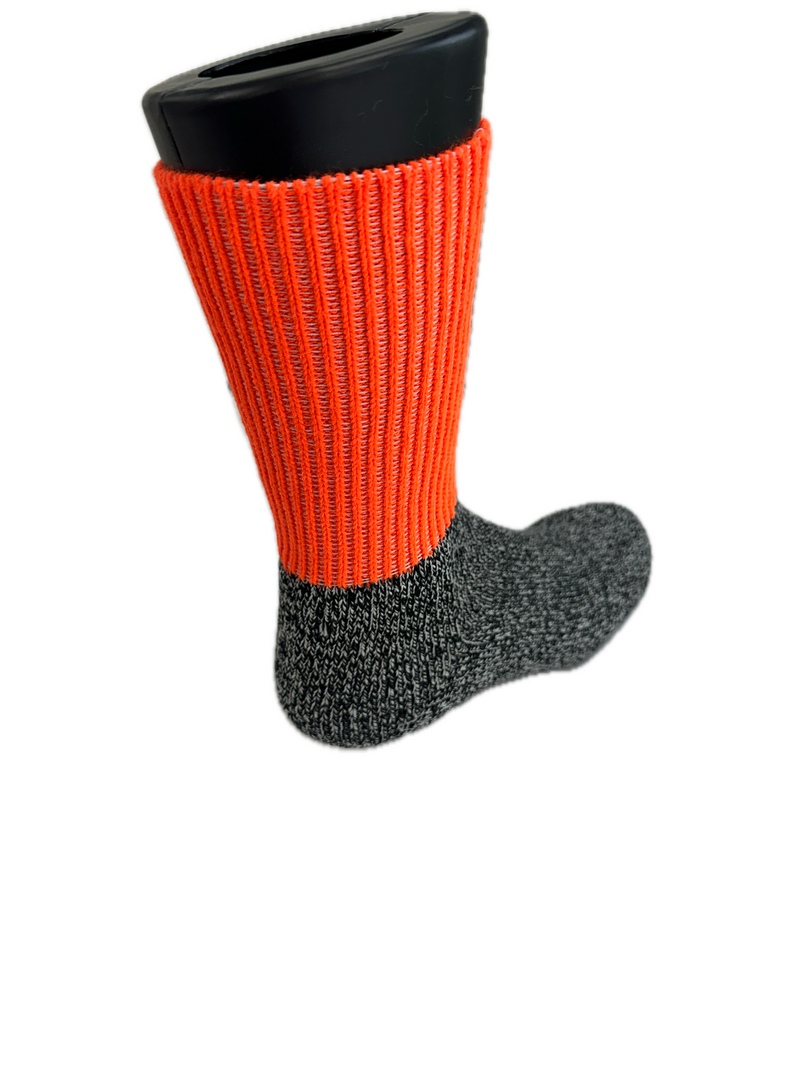 Load image into Gallery viewer, 1 Pair Woolen Thermal HI VIS SOCKS Workwear Work Safety High Visibility - Orange-2