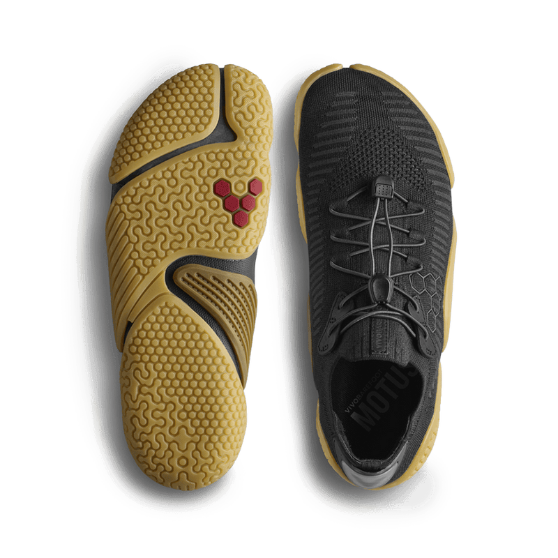 Load image into Gallery viewer, Vivobarefoot Motus Flex Natural Men's Barefoot Training Shoe – Obsidian
