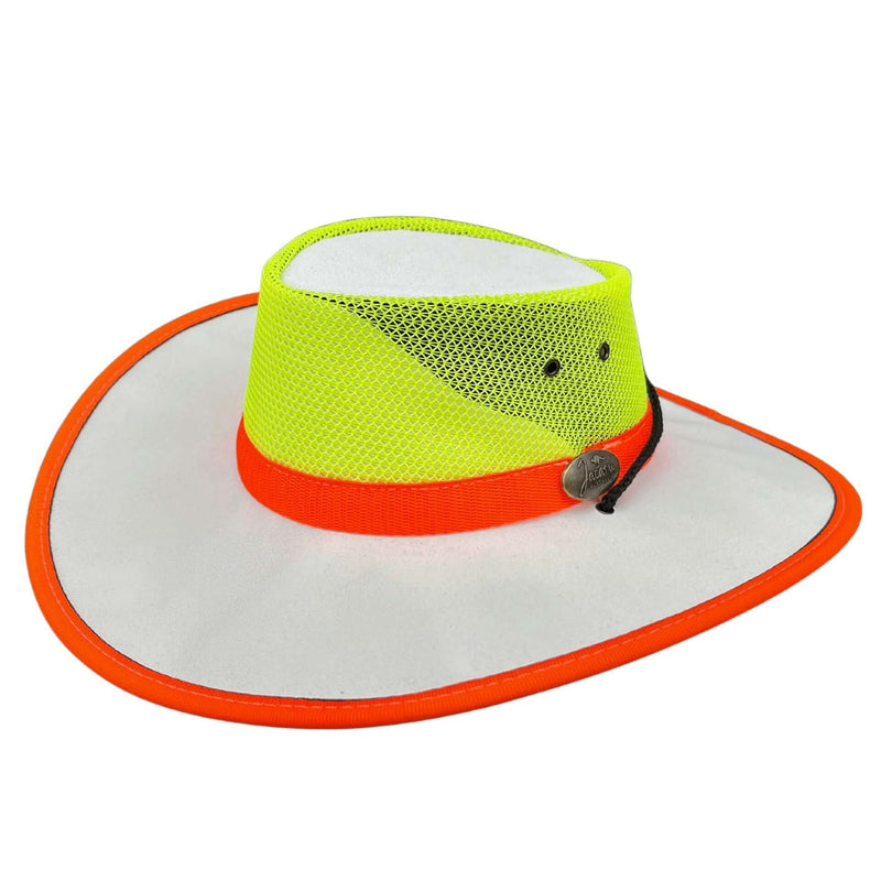 Load image into Gallery viewer, Jacaru 2016 Safety High-Vis Kooler Hat – Mesh | UPF 50+