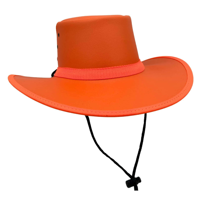 Load image into Gallery viewer, Jacaru 2017 Safety Breeze Hat – Fluro Orange Hi-Vis | UPF 50+