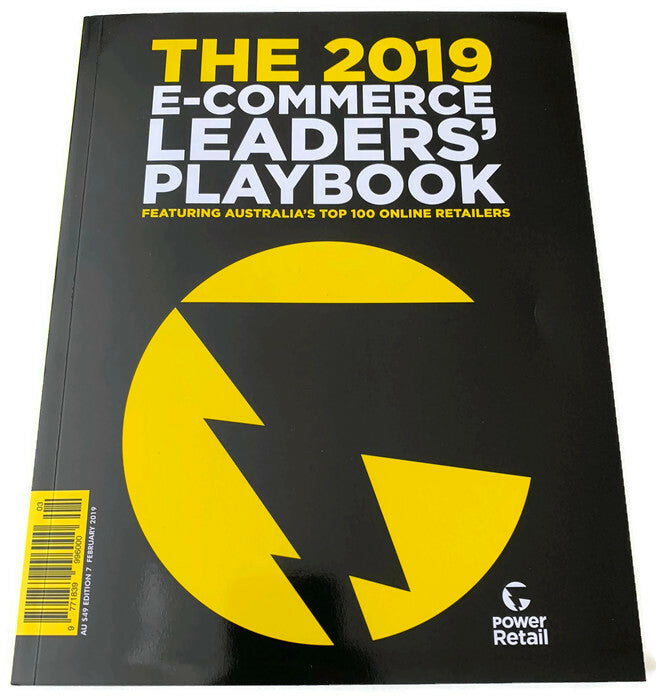 Load image into Gallery viewer, Power Retail "The 2019 E-Commerce Leaders' Playbook" Top 100 Online Retailers Book-0