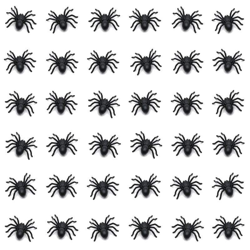 Load image into Gallery viewer, 36x MINI FAKE SPIDERS Trick Halloween Scary Arachnids Joke Prank Small Gag Toy Bug-1