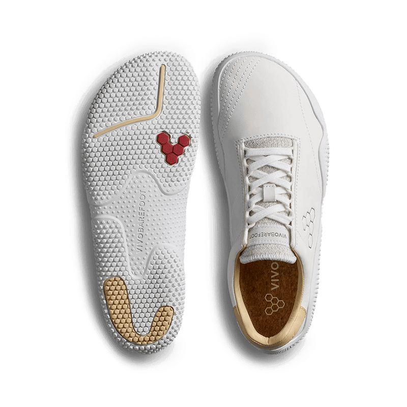 Load image into Gallery viewer, Vivobarefoot Motus Studio Sneaker Leather Womens Bright White-1