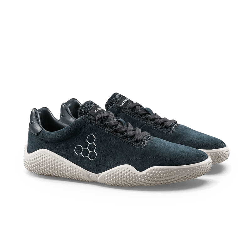 Load image into Gallery viewer, Vivobarefoot Motus Studio Sneaker | Women’s Obsidian/White – stylish sneakers for urban life and comfort.