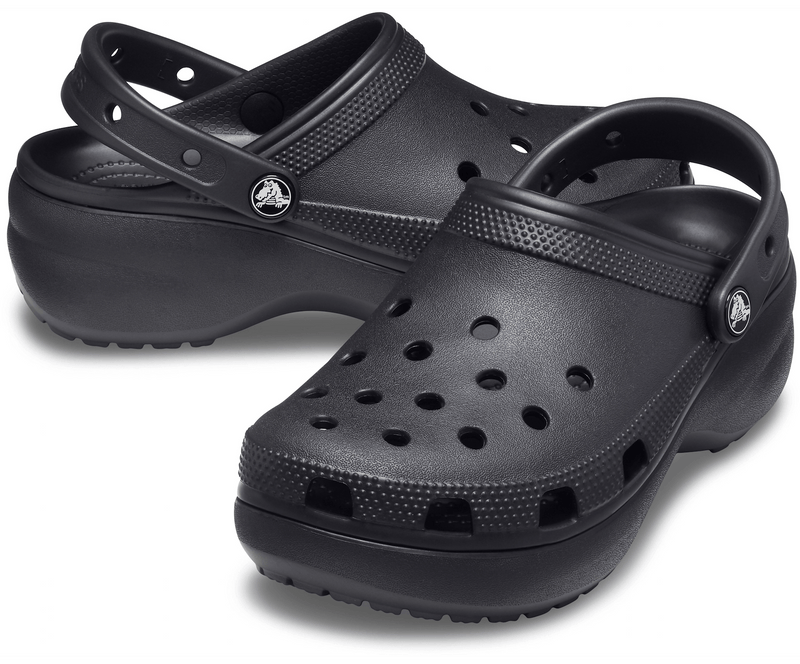 Load image into Gallery viewer, Crocs Womens Classic Platform Clog Sandals - Black-0