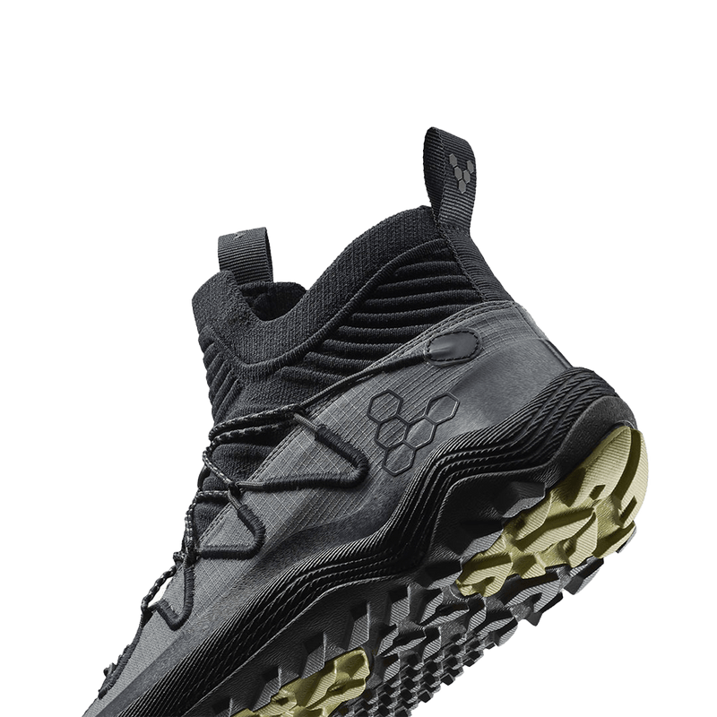 Load image into Gallery viewer, Vivobarefoot Primus Trail Flow Mid Women's Barefoot Hiking Boot – Dark Shadow