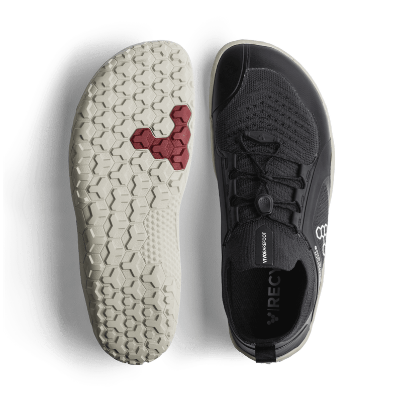 Load image into Gallery viewer, Vivobarefoot Primus Trail Knit FG Womens Obsidian/Sandstone-1