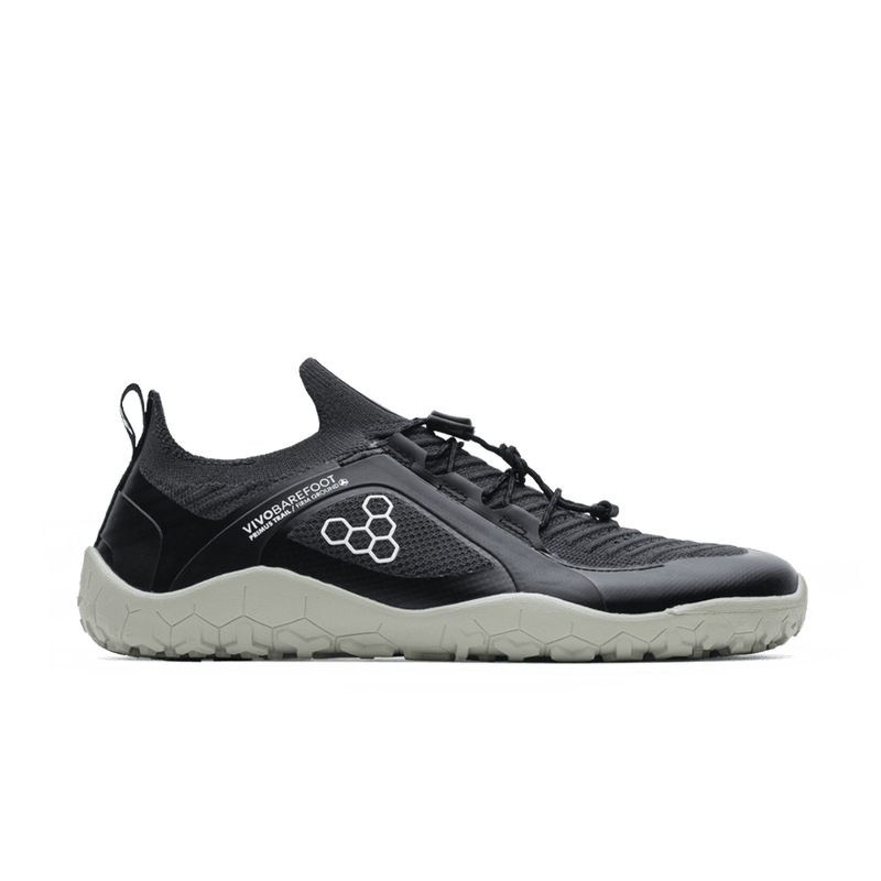 Load image into Gallery viewer, Vivobarefoot Primus Trail Knit FG Womens Obsidian/Sandstone-0