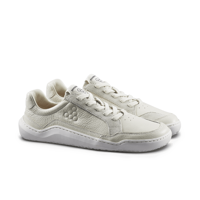 Load image into Gallery viewer, Vivobarefoot Gobi III Sneaker Leather Womens Limestone