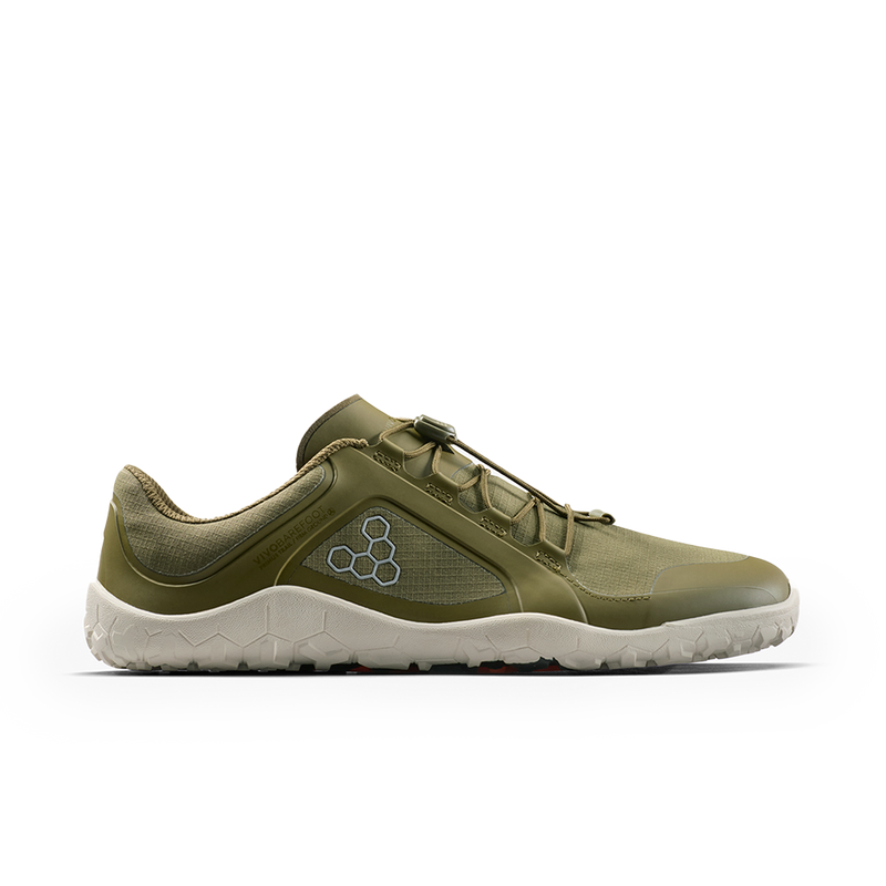 Load image into Gallery viewer, Vivobarefoot Primus Trail III All Weather FG Womens Dark Olive/White-0