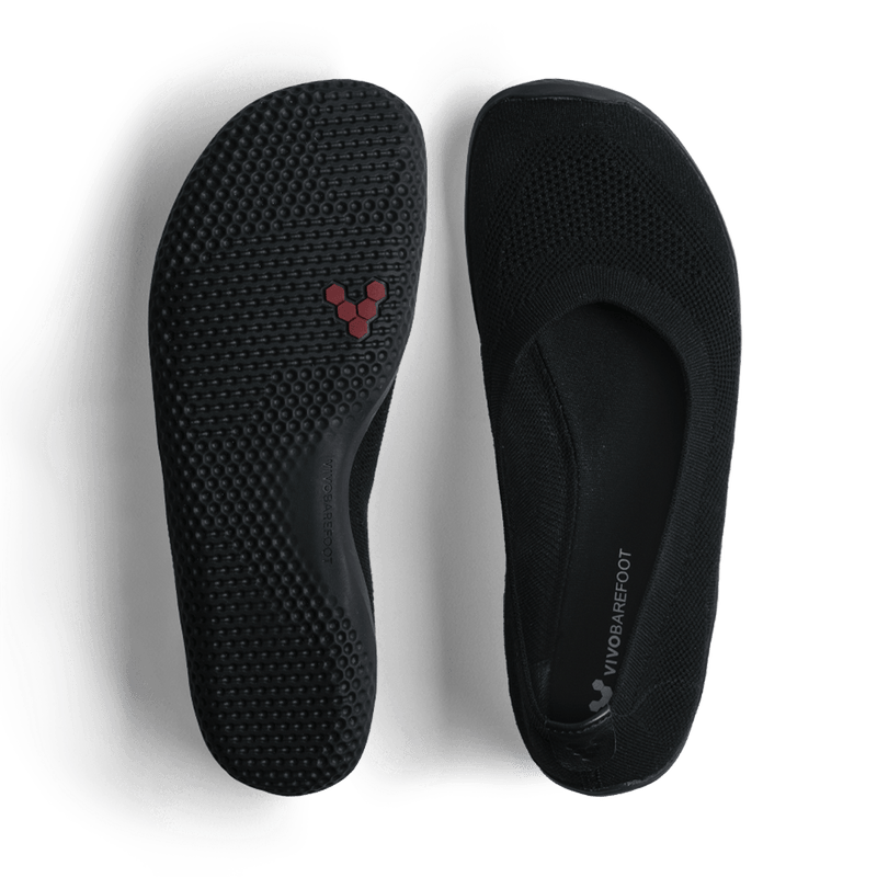 Load image into Gallery viewer, Vivobarefoot Primus Asana Yin Ballerina Knit Women's – Obsidian