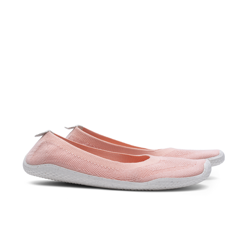 Load image into Gallery viewer, Vivobarefoot Primus Asana Yin Ballerina Knit Womens Peach Melba-3