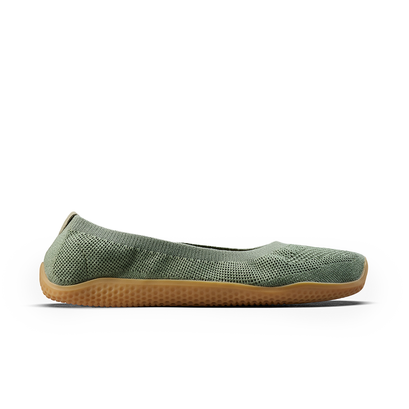 Load image into Gallery viewer, Vivobarefoot Asana Yin Ballerina Knit Womens Dusty Green-0