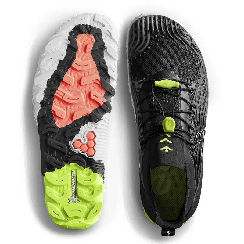 Load image into Gallery viewer, Vivobarefoot Hydra ESC Women's Barefoot Swimrun Shoe – Obsidian/Safety Yellow