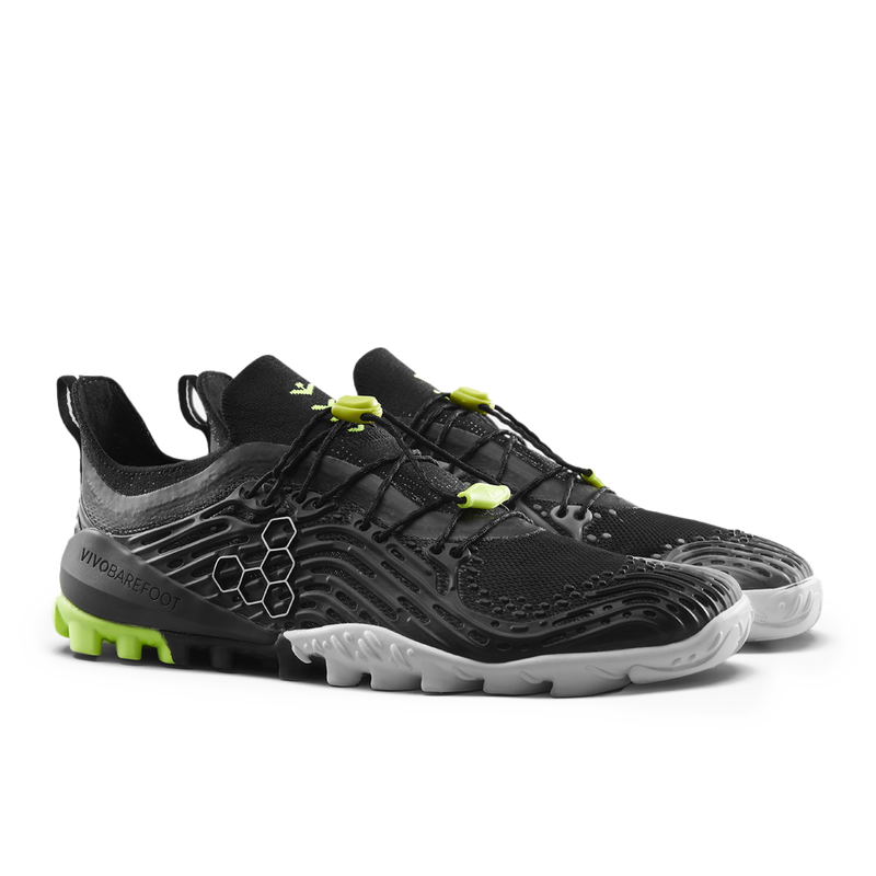 Load image into Gallery viewer, Vivobarefoot Hydra Esc Womens Obsidian/Safety Yellow-3