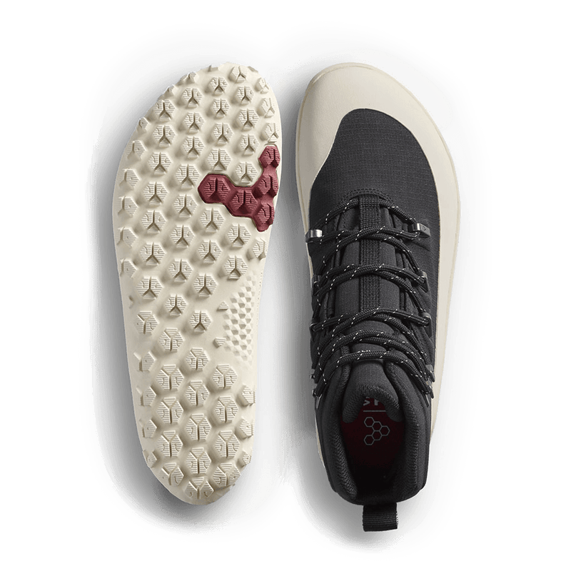 Load image into Gallery viewer, Vivobarefoot Tracker Textile AT Womens Obsidian/White-1