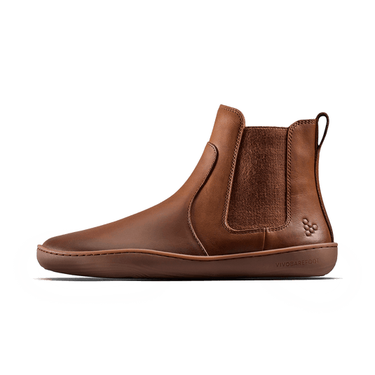 Vivobarefoot Sensus Chelsea Womens Dark Tan-2