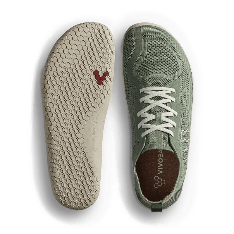 Load image into Gallery viewer, Vivobarefoot Primus Lite Knit Natural Women's Barefoot Trainer – Dusty Green