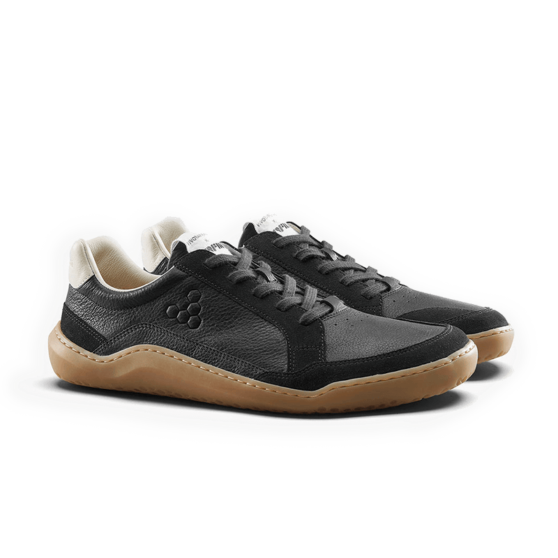 Load image into Gallery viewer, Vivobarefoot Gobi II Sneaker Premium Leather Womens Raven-3