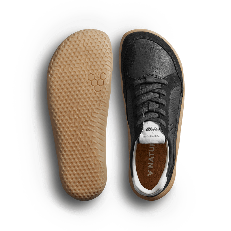Load image into Gallery viewer, Vivobarefoot Gobi II Sneaker Premium Leather Womens Raven-1