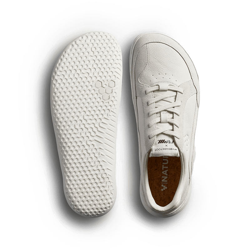 Load image into Gallery viewer, Vivobarefoot Gobi II Sneaker Premium Leather Womens Limestone-1