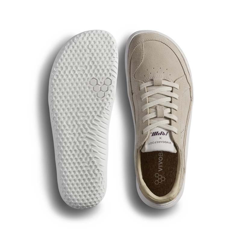 Load image into Gallery viewer, Vivobarefoot Gobi II Sneaker Leather Womens Sand/ Fig-1